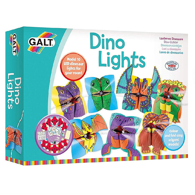 Galt Dinosaur Make Your Own Model Origami LED Lights Craft Kit