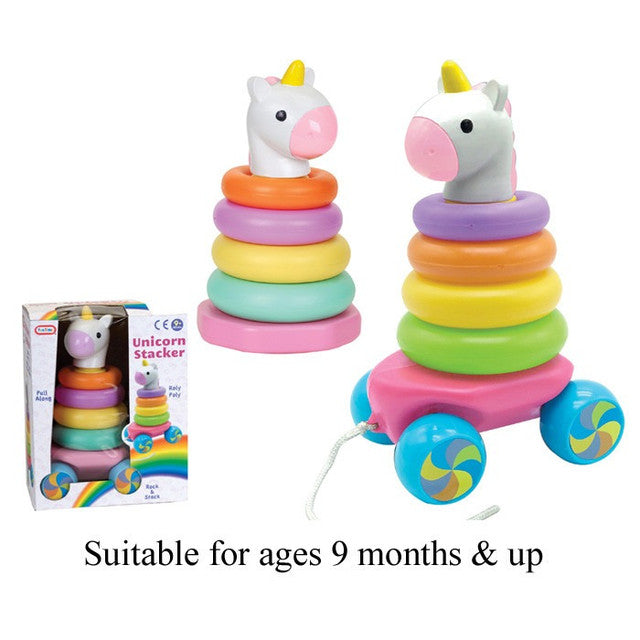 Unicorn Stacker & Pull Along