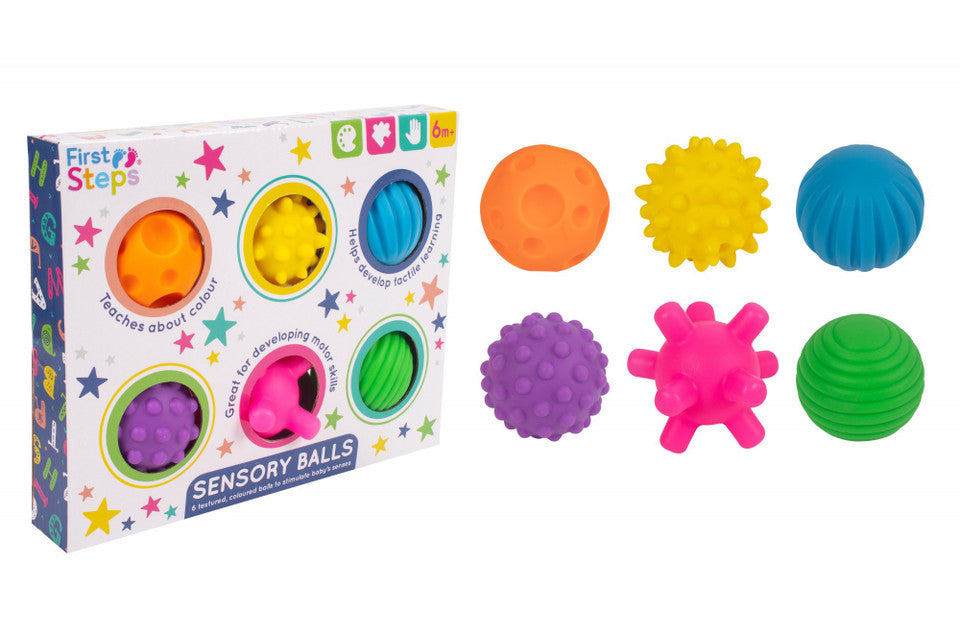 First Steps Sensory Balls (6 Pack)