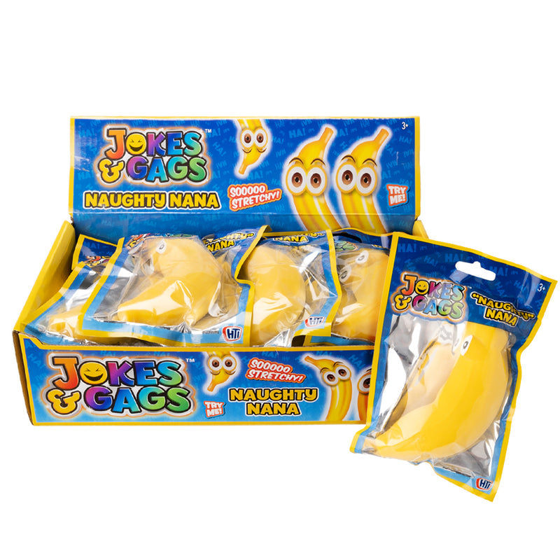 Jokes & Gags Naughty Nana Stretchy Banana Toy