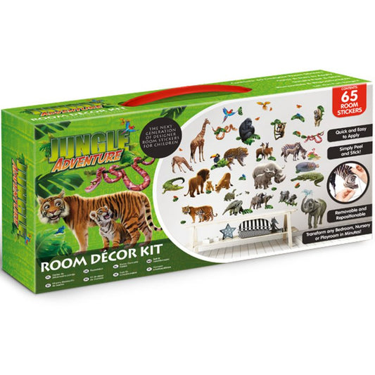 Jungle Adventure Mega Room Decor Sticker Kit