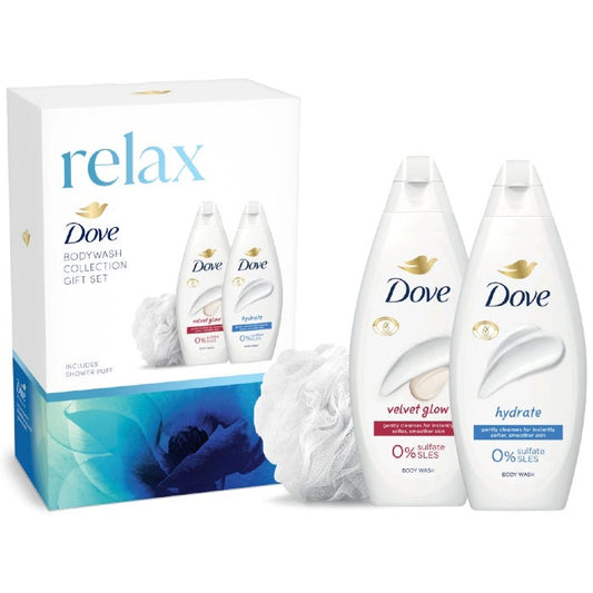 Dove Gift Set Relax Body Wash Gift Set