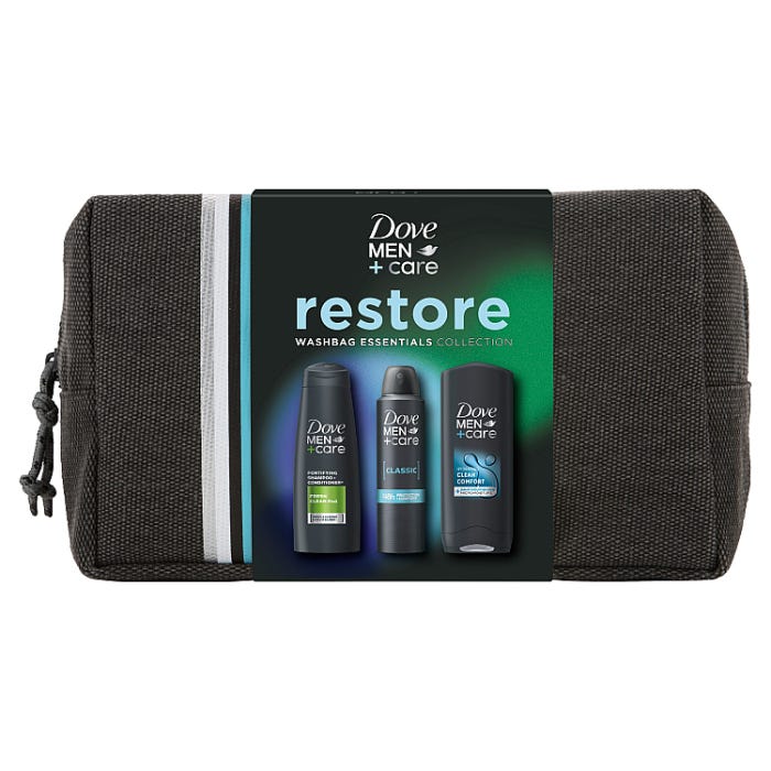 Dove Men+Care Restore Washbag Essentials Gift Set