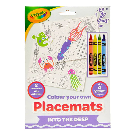 Crayola Colour Your Own Placemats & 4 Crayons