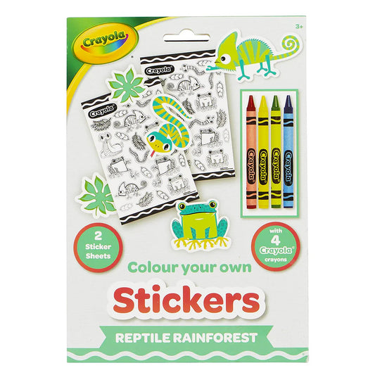 Crayola Colour Your Own Stickers & 4 Crayons