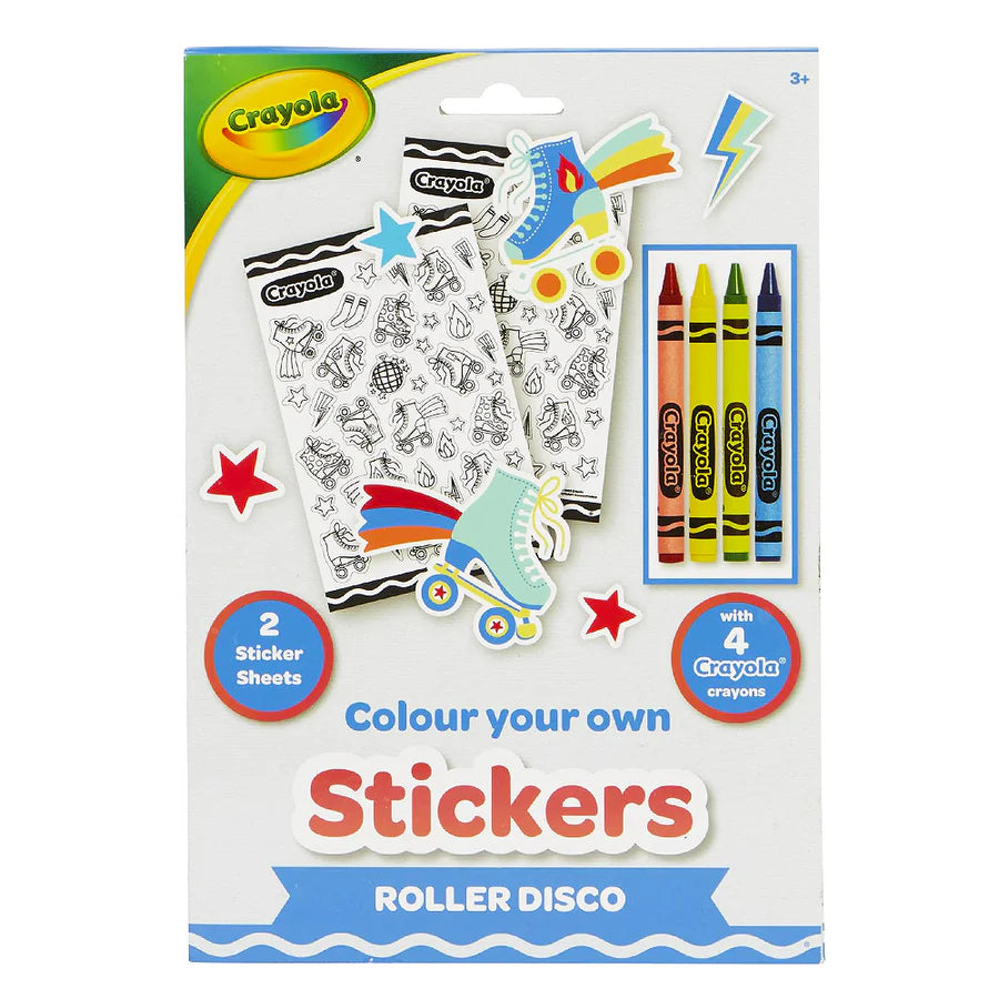 Crayola Colour Your Own Stickers & 4 Crayons