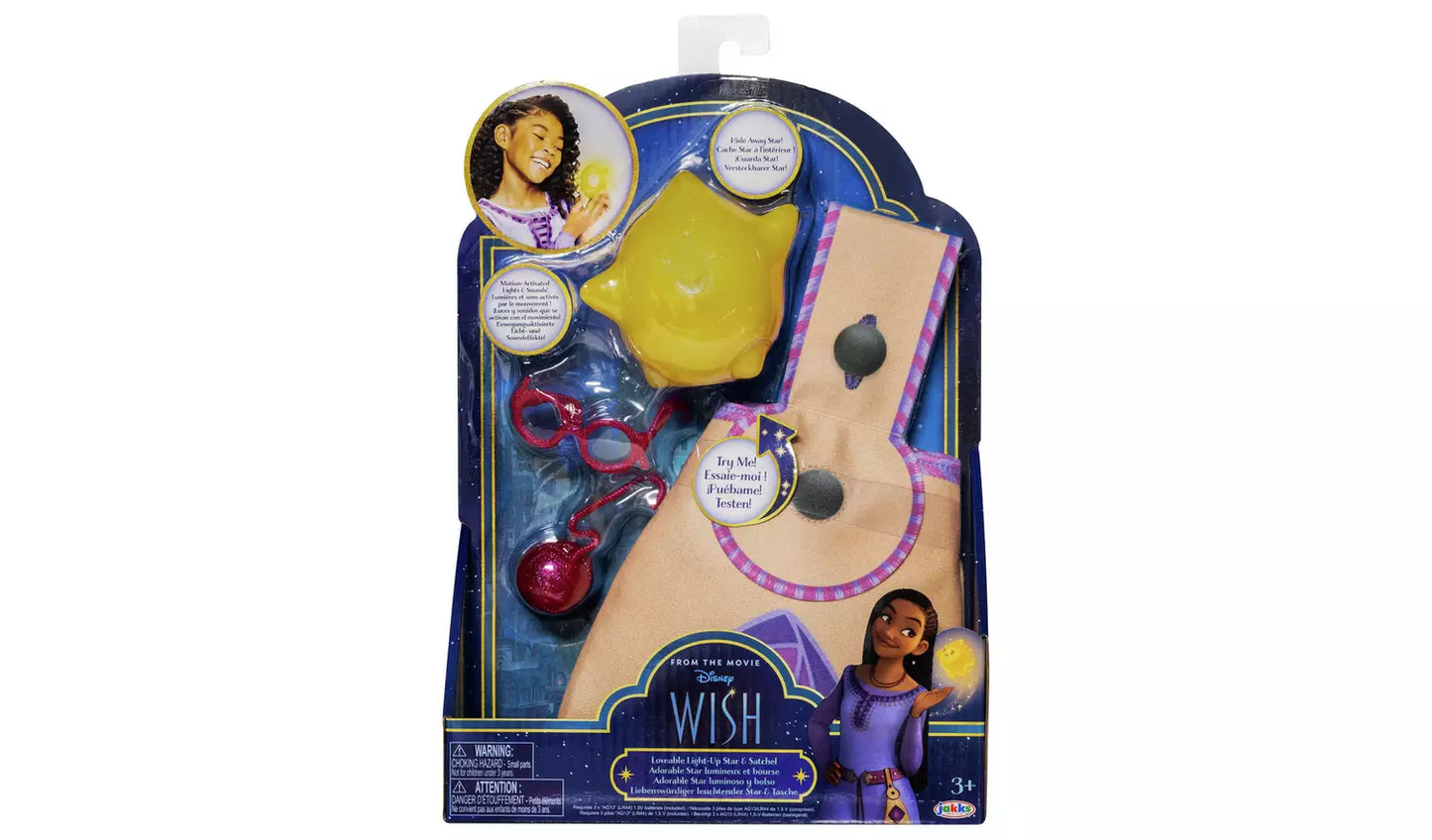 Disney Wish Interactive Role Play Star with Satchel Playset