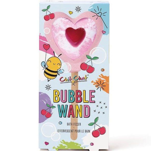 Chit Chat Pink Bubble Wand Bath Fizzer