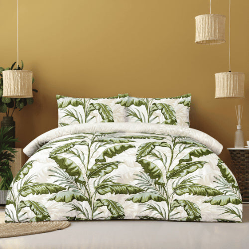 Tropical Leaf Duvet Set