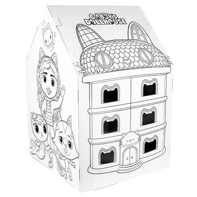 Gabby’s Dollhouse Colour Your Own Dollhouse