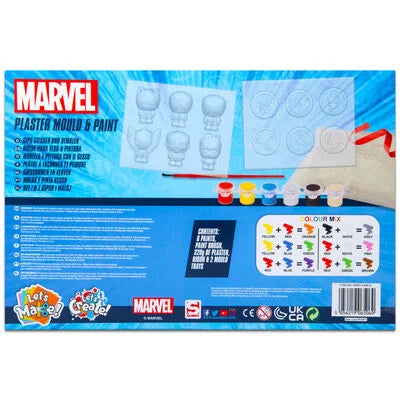 Marvel Plaster Mould & Paint Set