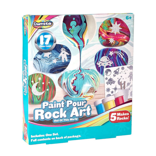 Paint & Pour Rock Art Craft Kit