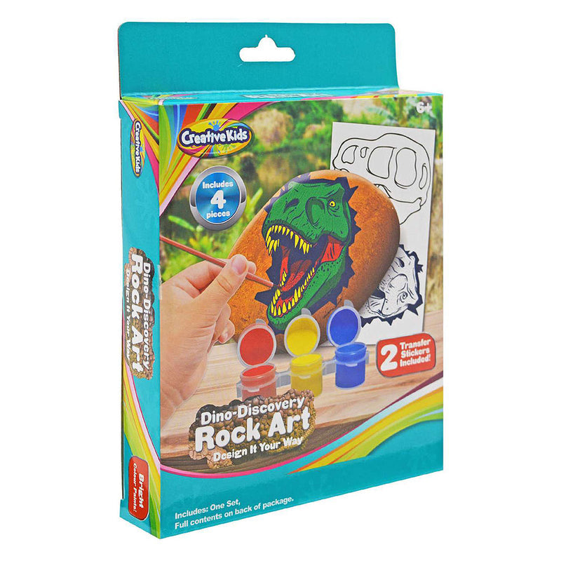 Dino Discovery Paint Your Own Rock Art Craft Kit