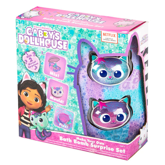 Dreamworks Gabby's Dollhouse Make Your Own Bath Bomb Surprise Set