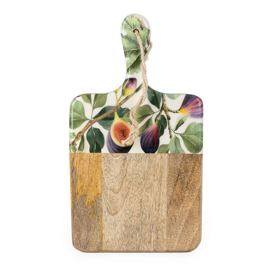 Paddle Enamelled Chopping Board - Fig