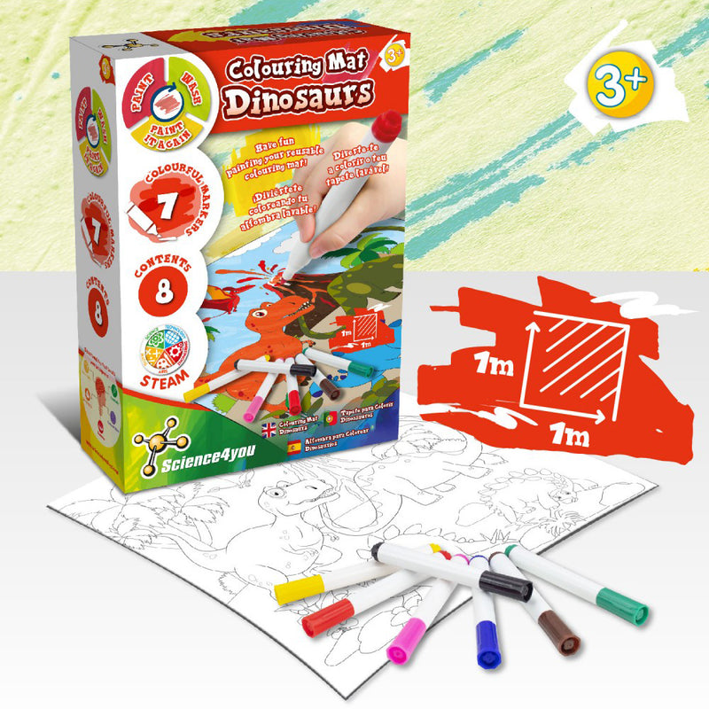 Science4You Washable Colouring Mat With Markers