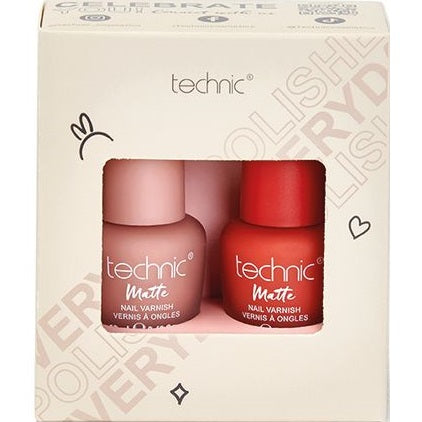 Technic Matte Nail Polish Duo Gift Set