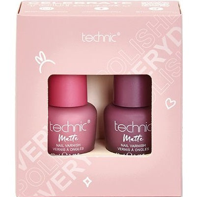 Technic Matte Nail Polish Duo Gift Set