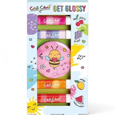 Chit Chat Get Glossy 4pcs Lip Gloss Gift Set