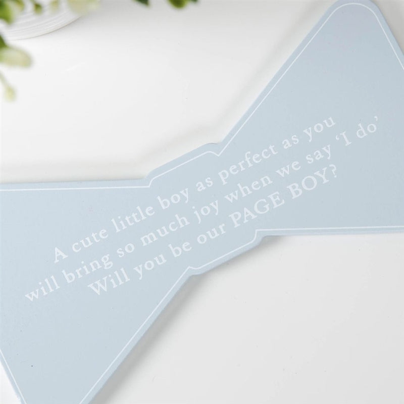 Will You Be My Page Boy Bow Plaque 16.5cm