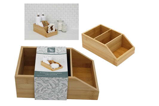 Home Spa Bamboo Organiser 25.5cm