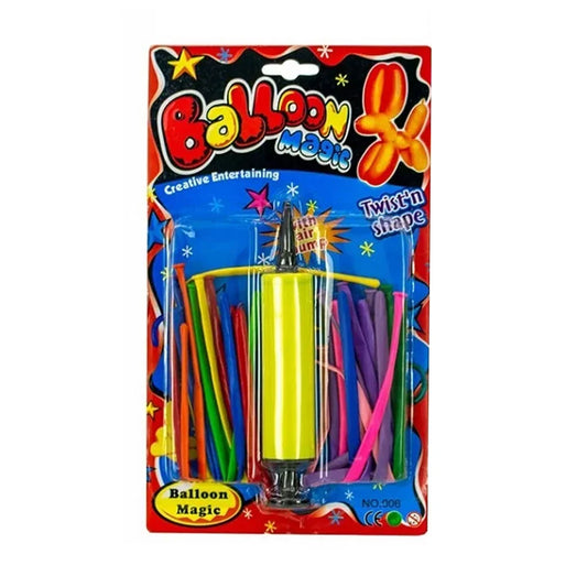 Balloon Magic Twist ‘n Shape Balloons & Pump