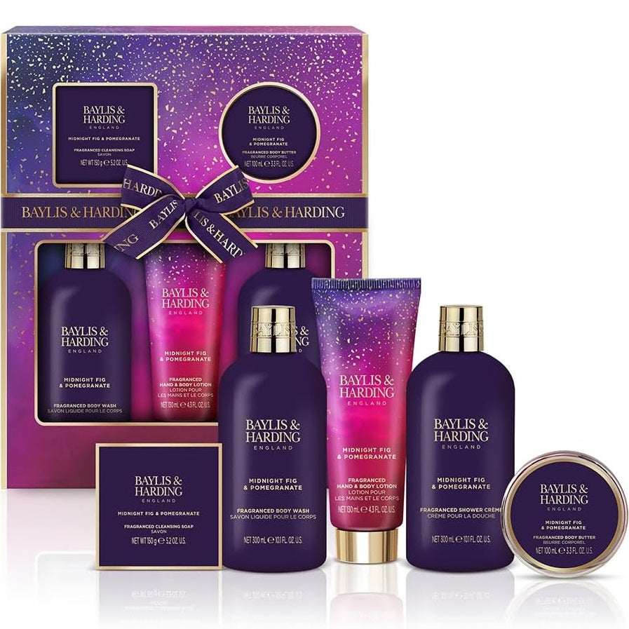 Baylis & Harding Midnight Fig & Pomegranate Perfect Pamper Gift Set