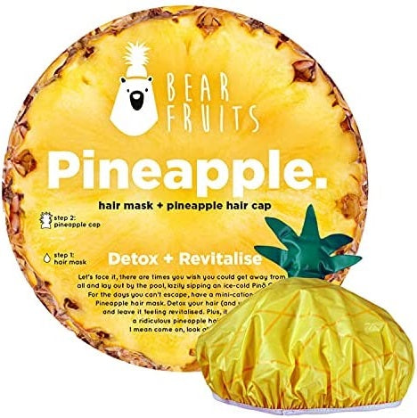 Bear Fruits Pineapple Detox Revitalise Hair Mask & Hair Cap