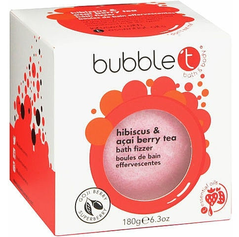 Bubble T Hibiscus & Acai Berry Bath Bomb Fizzer