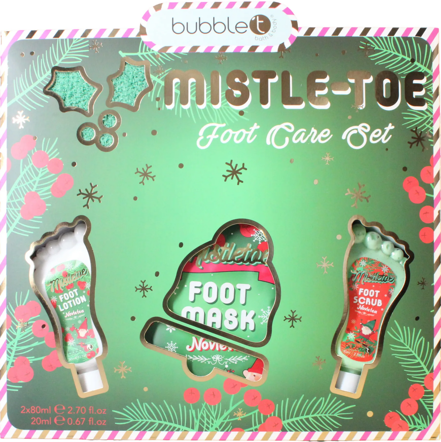 Bubble T Mistle-Toe Foot Care Gift Set