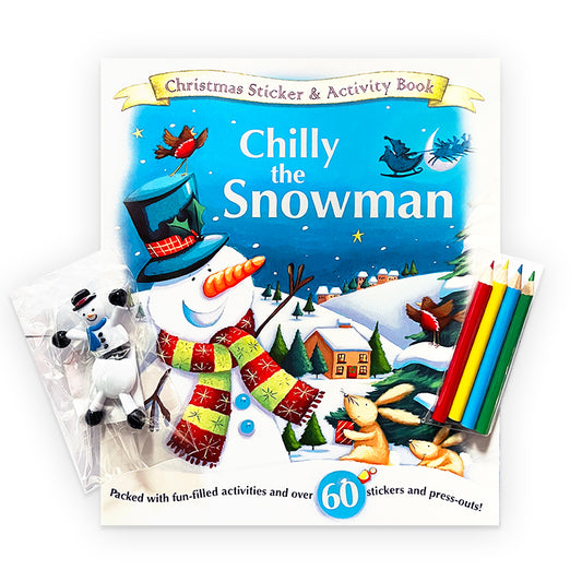 Chilly The Snowman Activity Book Set