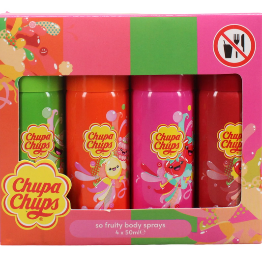 Chupa Chups 4 x 50ml So Fruity Body Spray Gift Set