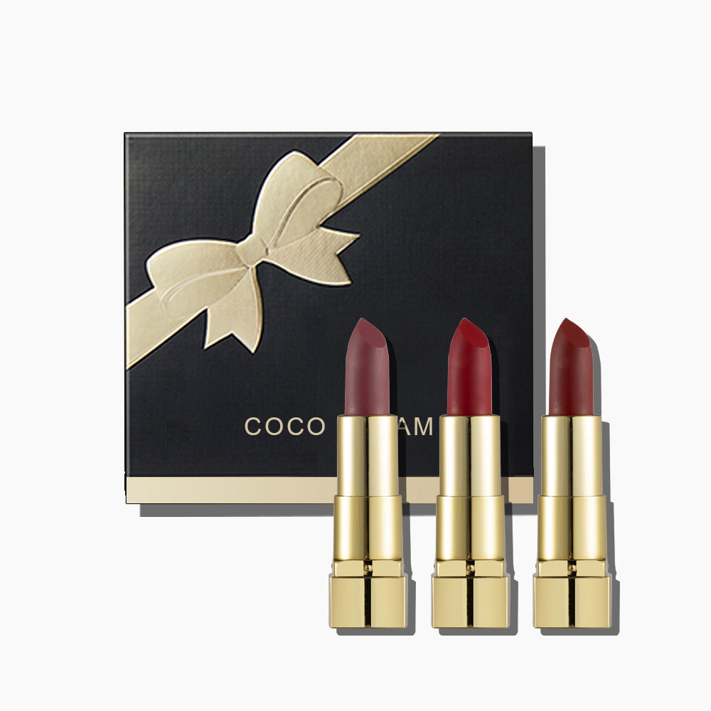 3pcs Matte Lipstick Set