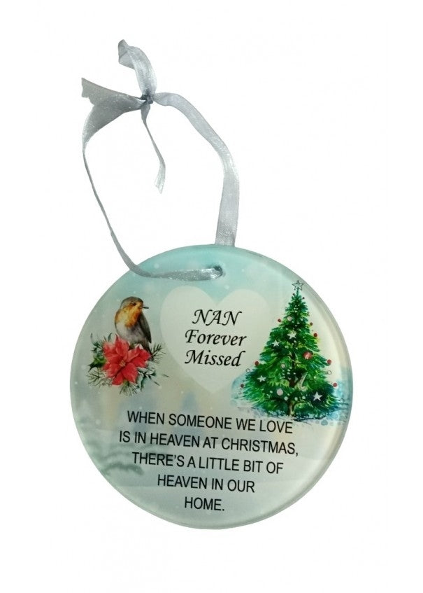 Remembrance Hanging Robin Disc