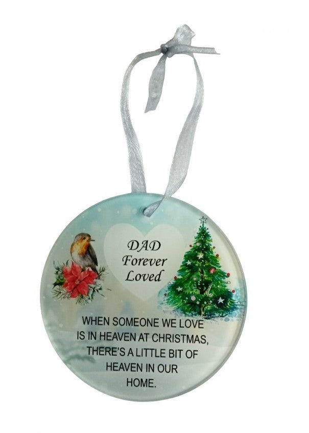 Remembrance Hanging Robin Disc