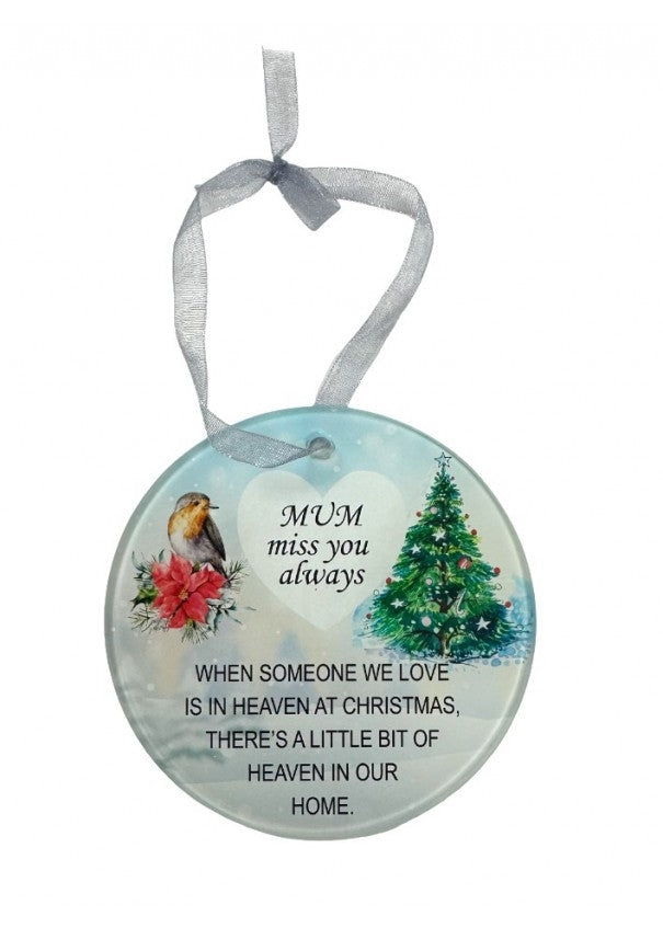 Remembrance Hanging Robin Disc