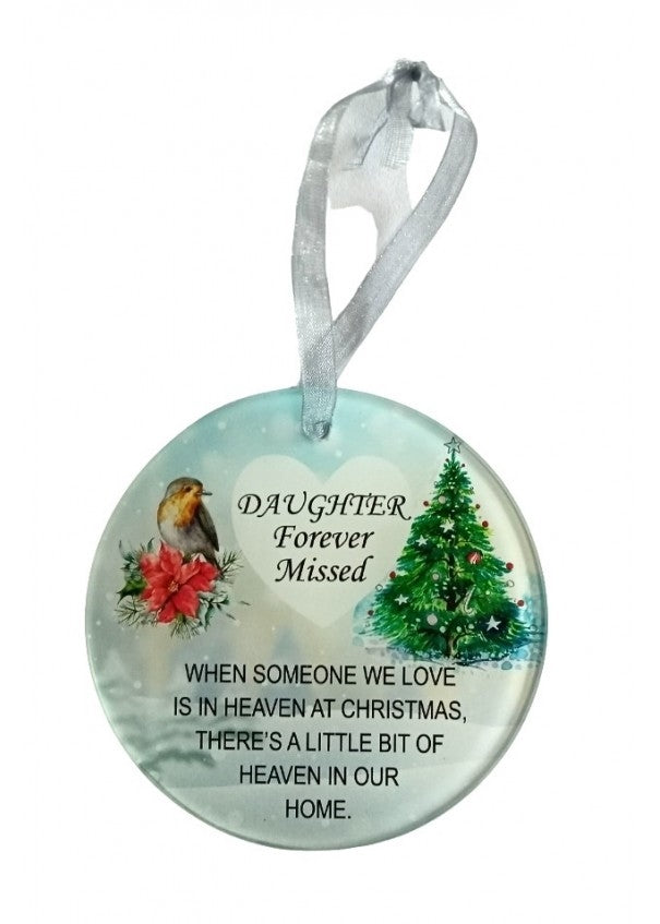 Remembrance Hanging Robin Disc