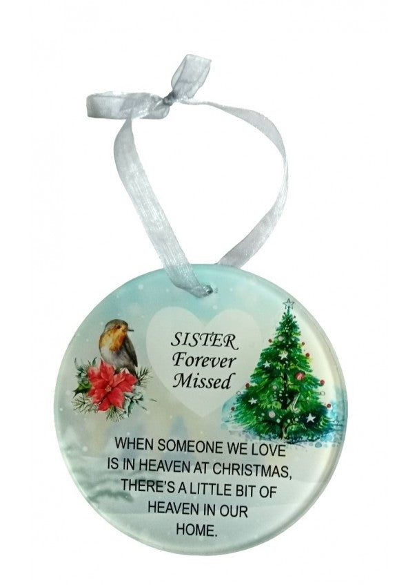 Remembrance Hanging Robin Disc