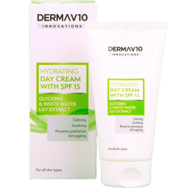 Derma V10 Innovations Hydrating Day Cream with SPF15 50ml