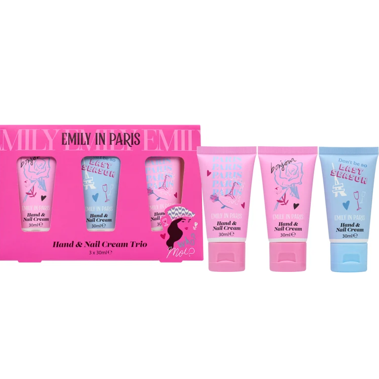 Emily In Paris Hand & Nail Cream Trio Gift Set