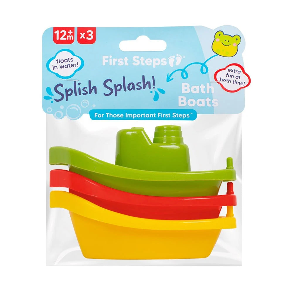 First Steps Bath Boats 3pk