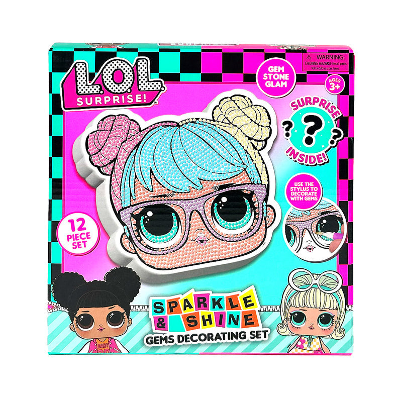 LOL Surprise Sparkle & Shine Gem Decorating 12pc Craft Kit