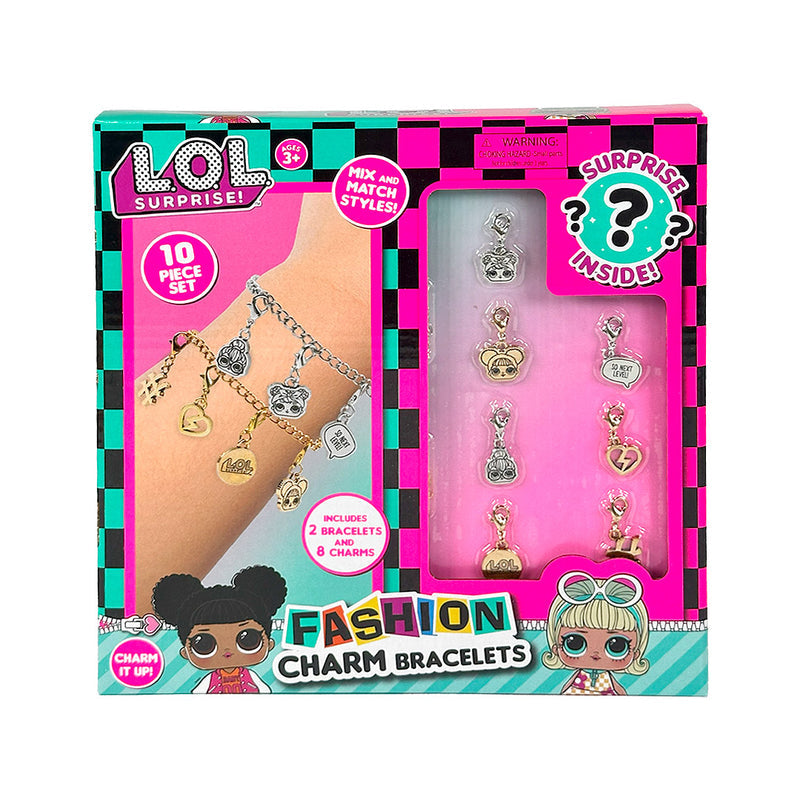 LOL Surprise Fashion Charm Bracelets 10pc Jewellery Kit