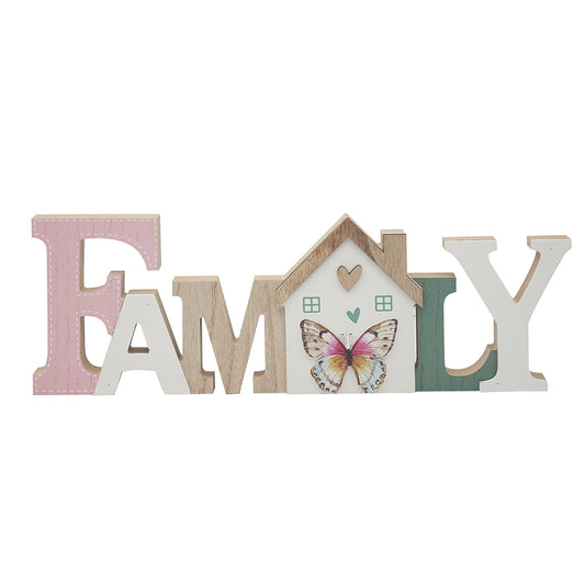 3D Family Text 40cm