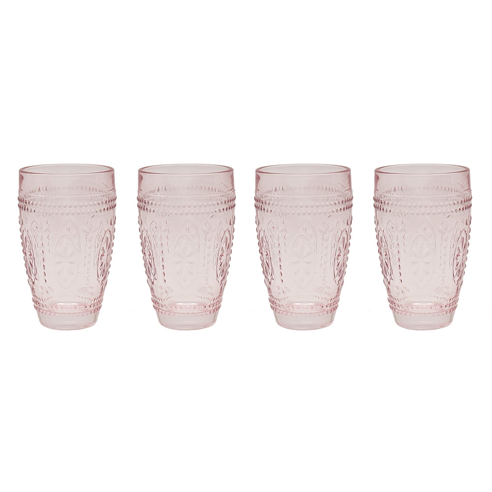 Set Of 4 Glass Tumblers