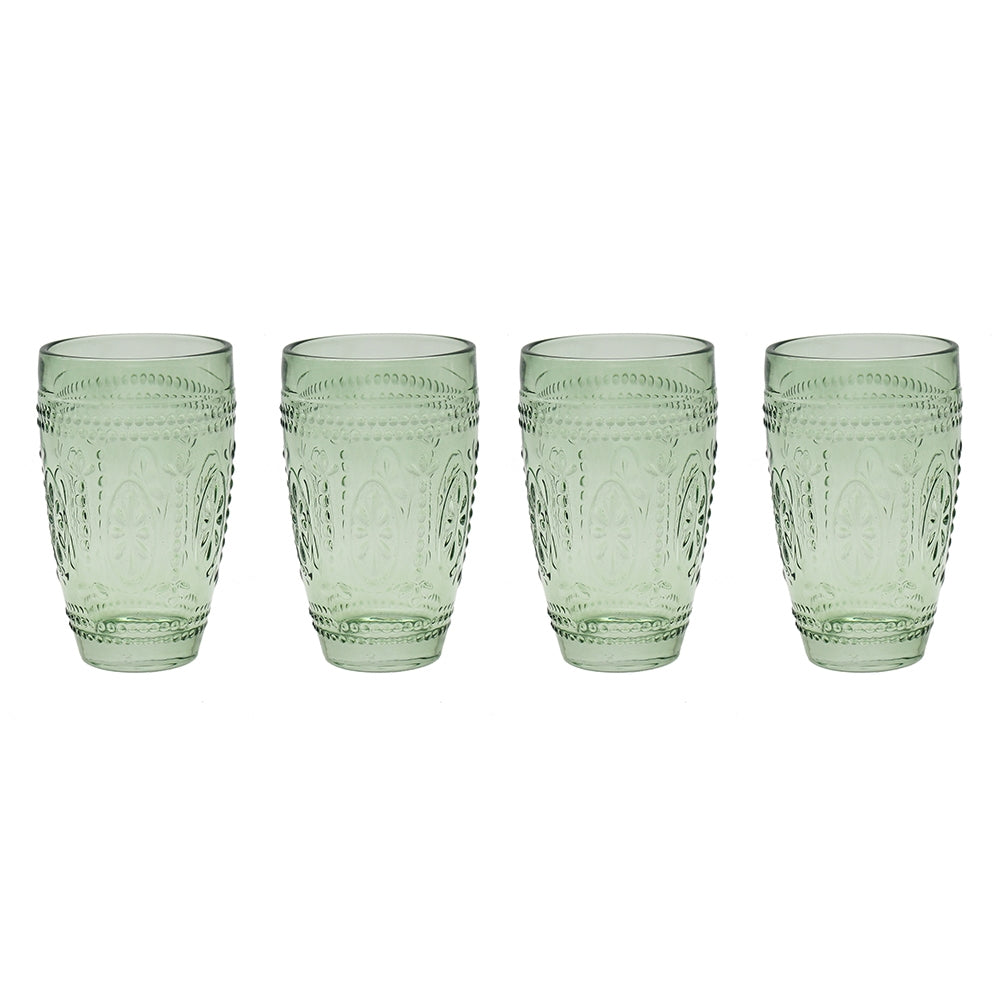 Set Of 4 Glass Tumblers