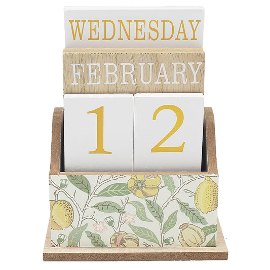 Fruit Design Tile Calendar