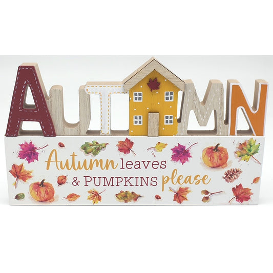 3D Autumn Plaque 24cm