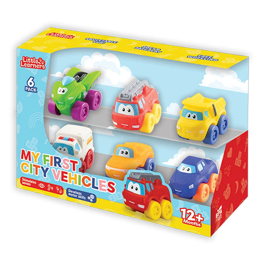 Little Learners My First City Vehicles 6pc