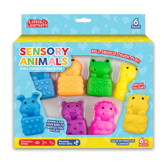 Little Learners Sensory Animals 6pk